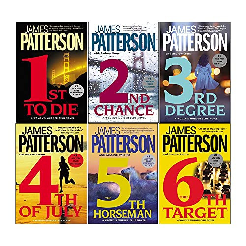 Womens Murder Club 6 Books Collection Set by James Patterson