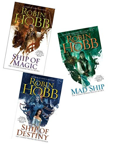 Books 1-3 of Robin Hobb's The Liveship Traders Trilogy