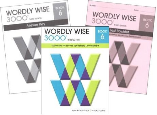 Wordly Wise 3000 Grade 6 SET -- Student Answer Key and Tests