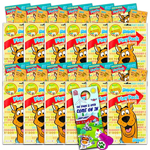 Scooby Doo Party Favors Pack ~ Bundle of 12 Scooby Doo Play Packs