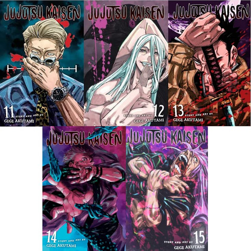 Jujutsu Kaisen Manga Set volume 11-15