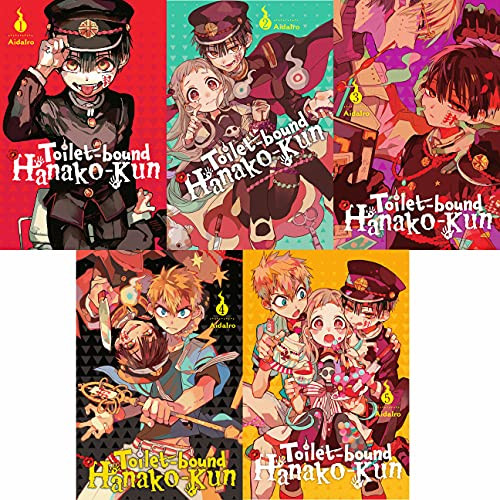 Toilet-Bound Hanako-Kun Series 5 book set volume 1 - 5 by Aidairo