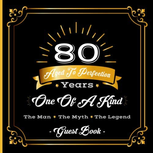 80th Birthday Guest Book