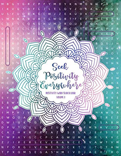 Seek Positivity Everywhere Positivity Word Search Book