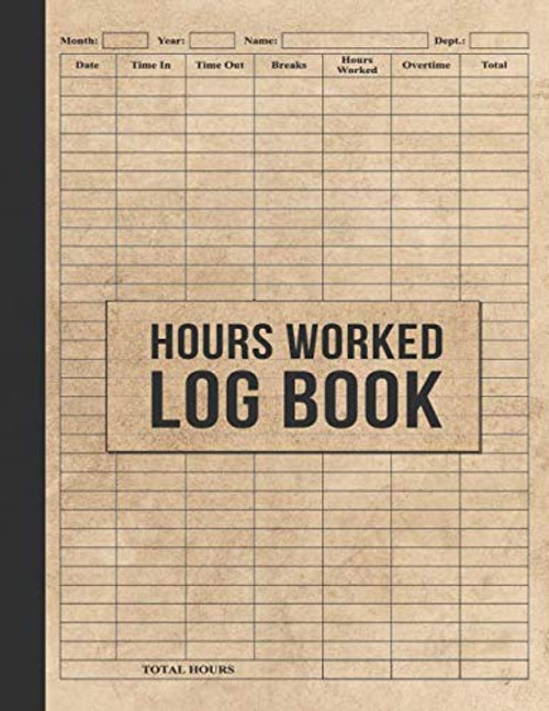 Hours Worked Log Book