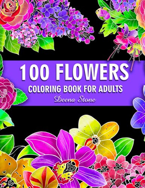 Flowers Coloring Book For Adults