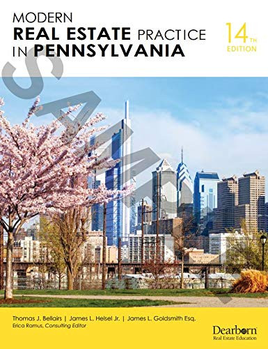 Modern Real Estate Practice in Pennsylvania