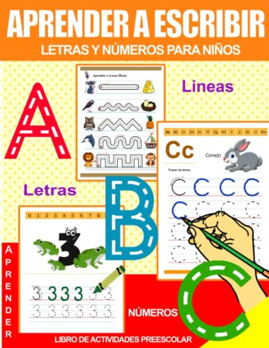Aprender a Escribir Letras y Numeros Para Ninos