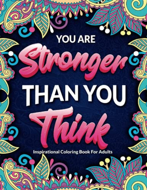 Inspirational Coloring Book For Adults