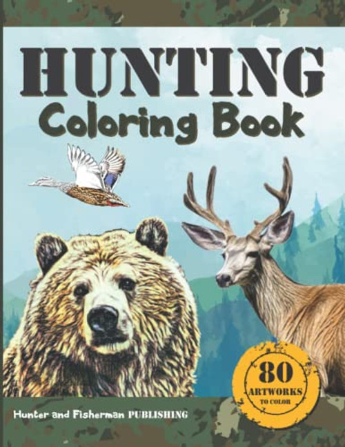 HUNTING COLORING BOOK