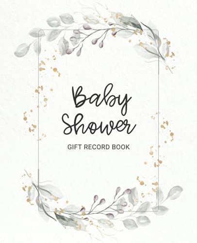 Baby Shower Gift Record Book