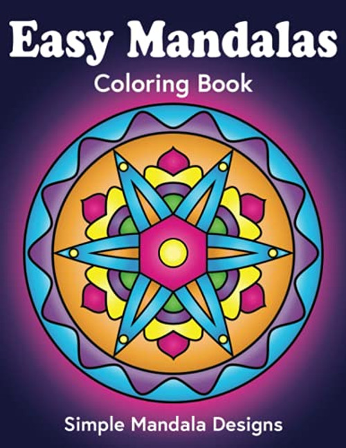 Easy Mandala Coloring Book