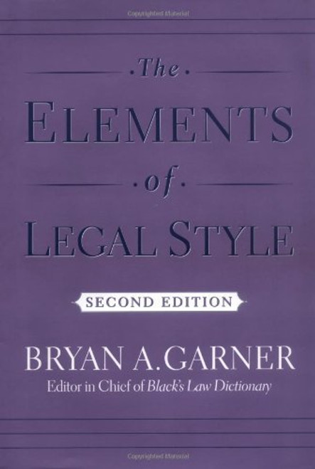 Elements Of Legal Style