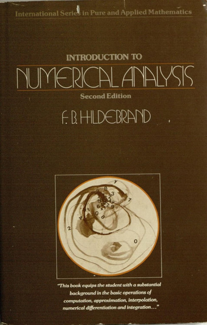 Introduction to Numerical Analysis