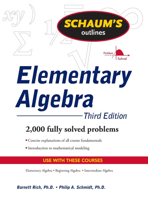 Schaum's Outline of Elementary Algebra d