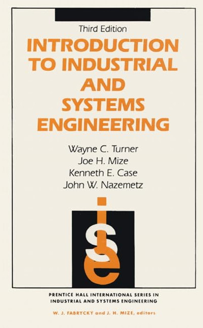 Introduction To Industrial And Systems Engineering
