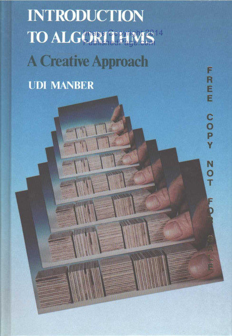 Introduction to Algorithms: A Creative Approach