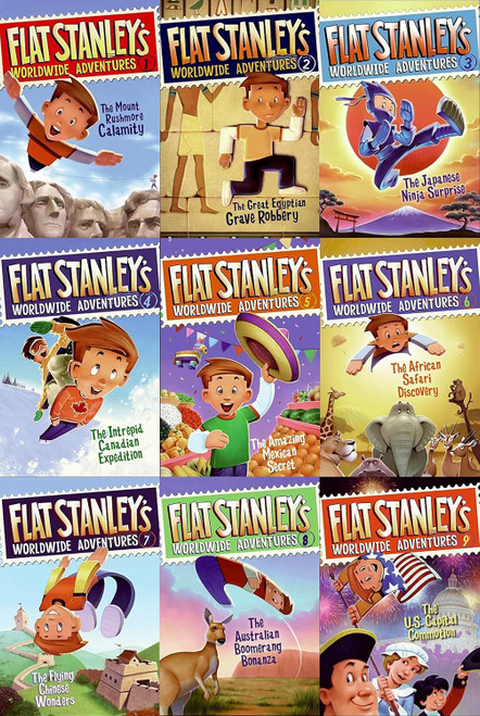 Flat Stanley's Worldwide Adventures Books 1-9