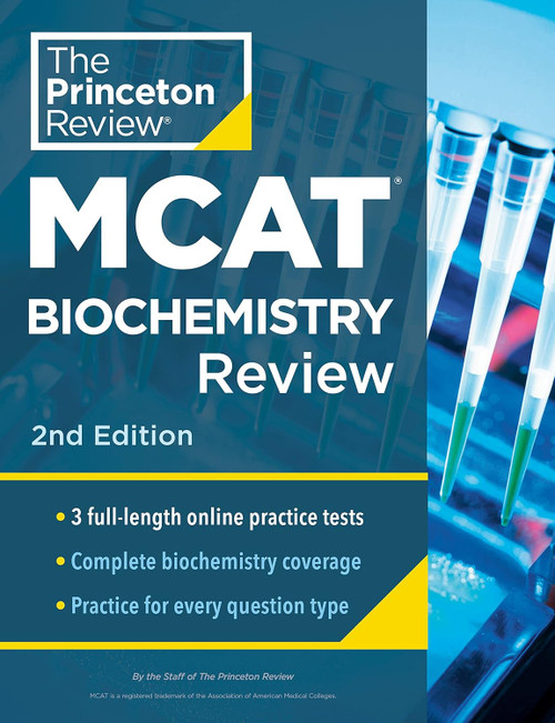 Princeton Review MCAT Biochemistry Review:Complete Content Prep +
