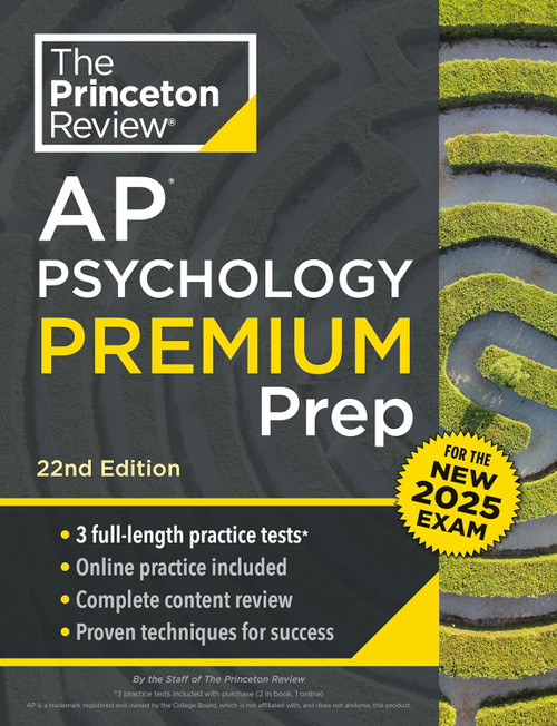 Princeton Review AP Psychology Premium Prep 22nd Edition