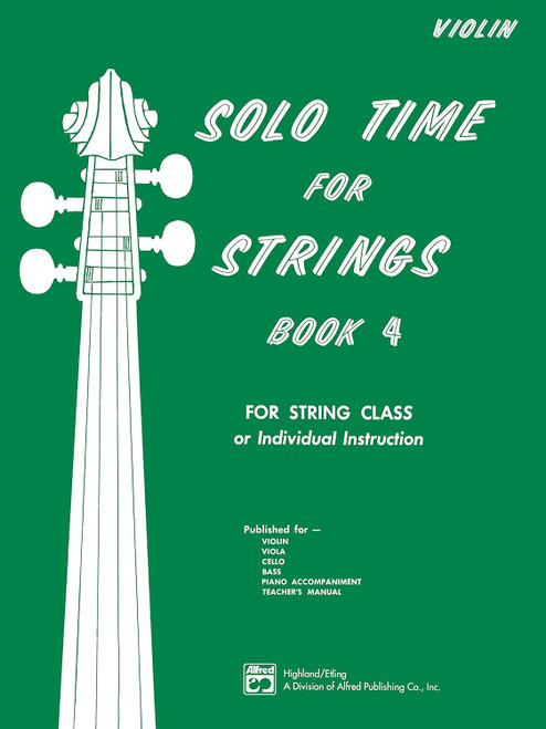 Solo Time for Strings Bk 4: Violin