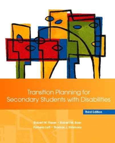 Transition Planning For Secondary Students With Disabilities