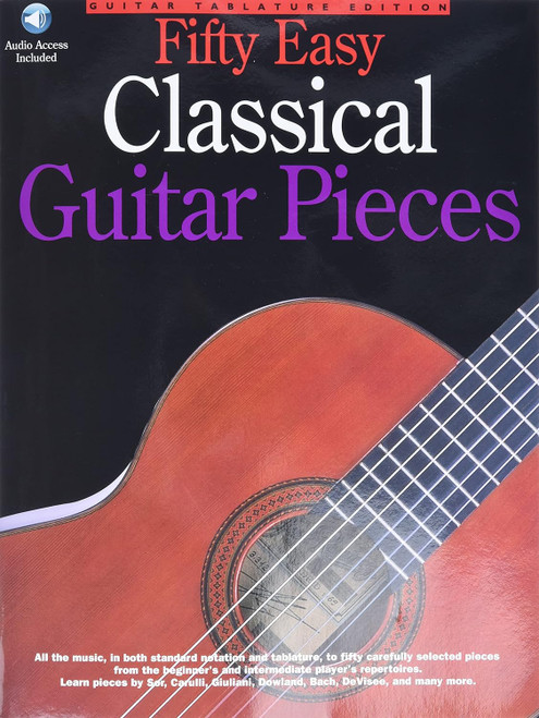 50 Easy Classical Guitar Pieces - Book/Online Audio