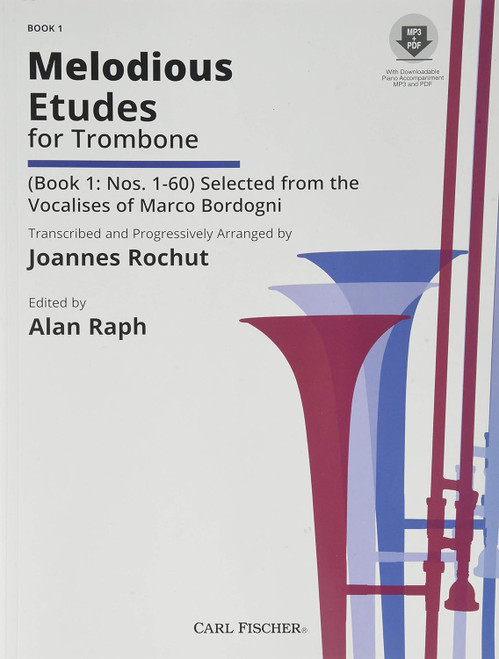O1594X - Melodious Etudes for Trombone - Book 1: Nos. 1-60