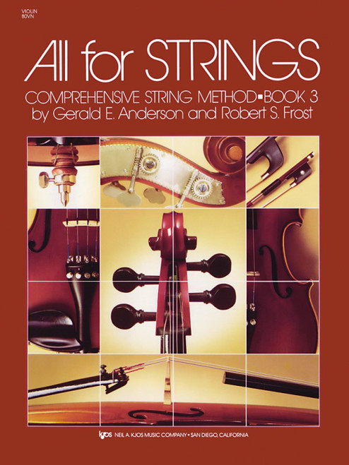 All For Strings Book 3: Violin