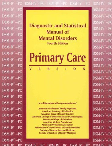 Diagnostic and Statistical Manual of Mental Disorders: Primary Care