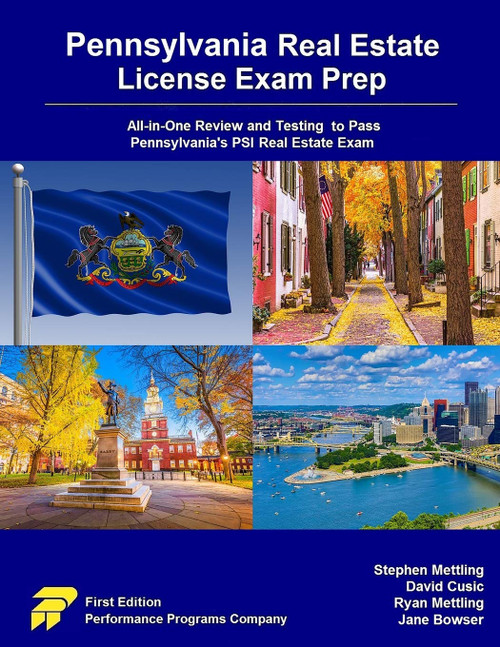 Pennsylvania Real Estate License Exam Prep