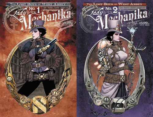 Lady Mechanika Steampunk Coloring Book