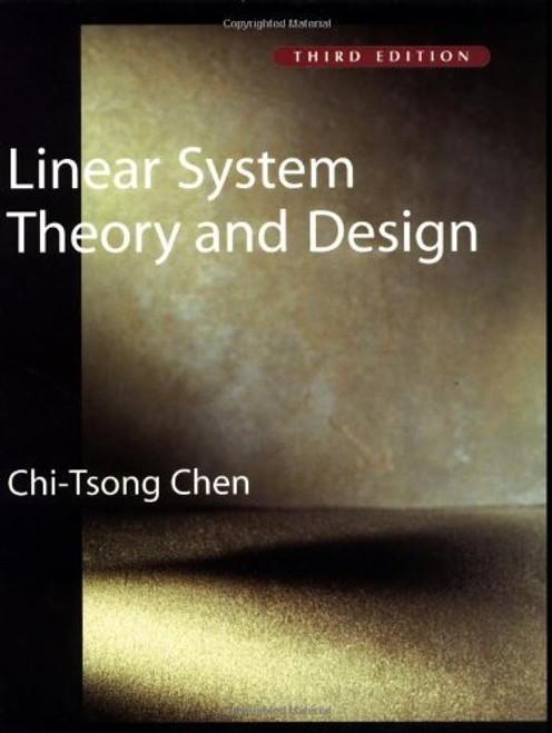 Linear System Theory And Design
