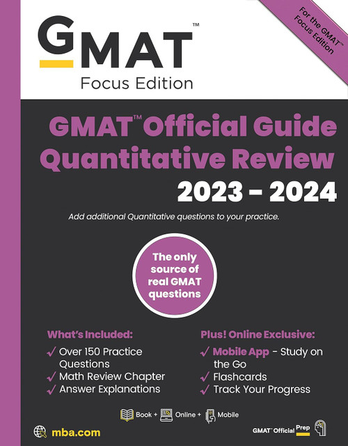 Gmat Official Guide Quantitative Review 2023-2024 Focus Edition: