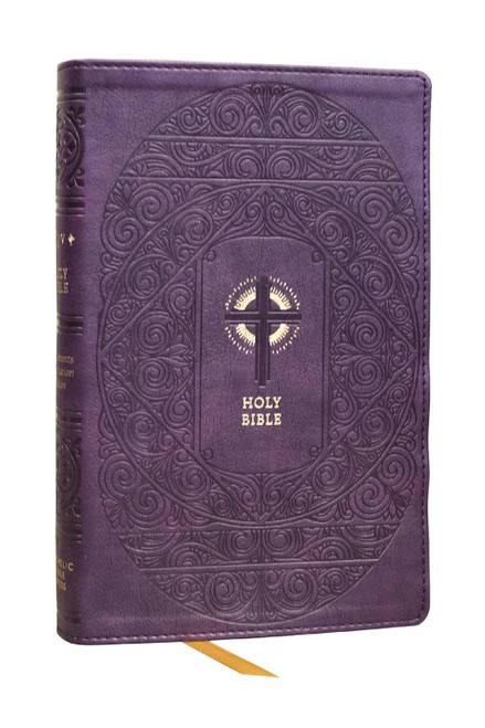 NRSVCE Sacraments of Initiation Catholic Bible Purple Leathersoft