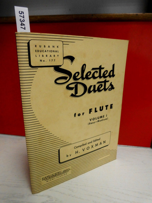Selected Duets for Flute: Volume 1 - Easy to Medium