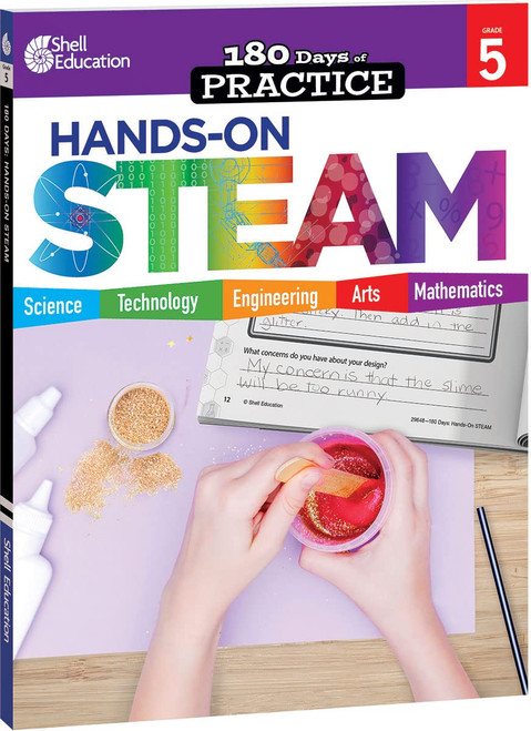 180 Days: Hands-On STEAM: Grade 5 (180 Days of Practice)
