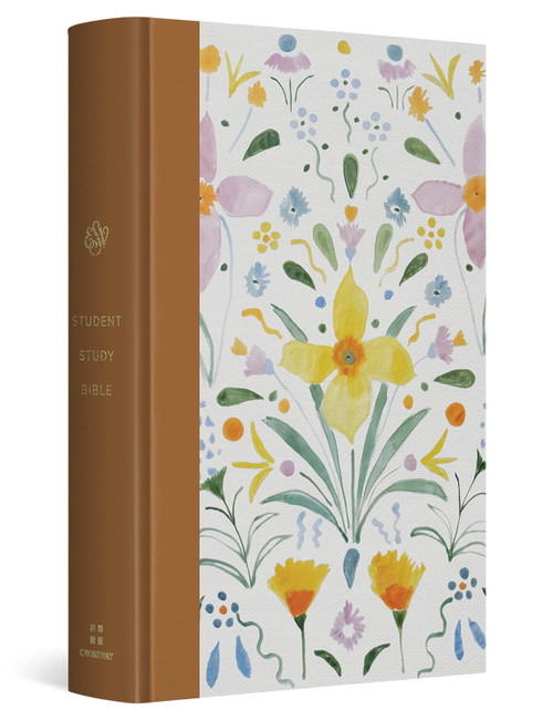 Student Study Bible w/ Decorative Floral Cover