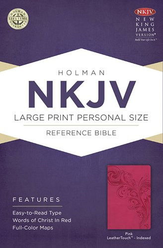 NKJV Large Print Personal Size Reference Bible Easy to Read Type with