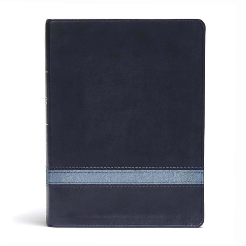CSB Apologetics Study Bible Navy LeatherTouch Black Letter Black