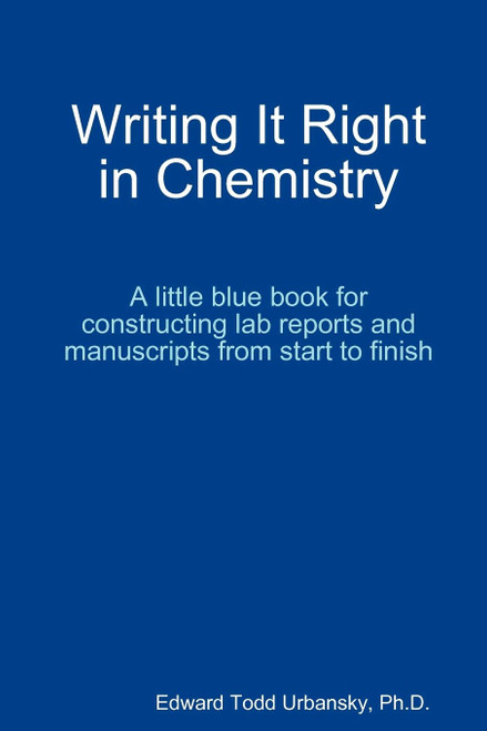 Writing It Right in Chemistry: A Little Blue Book