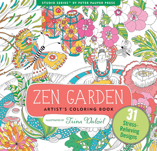 Zen Garden Adult Coloring Book