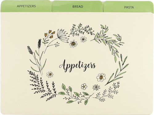 Recipe Card Dividers (24 pack)