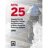 NFPA 25 Standard for the Inspection Testing and Maintenance of
