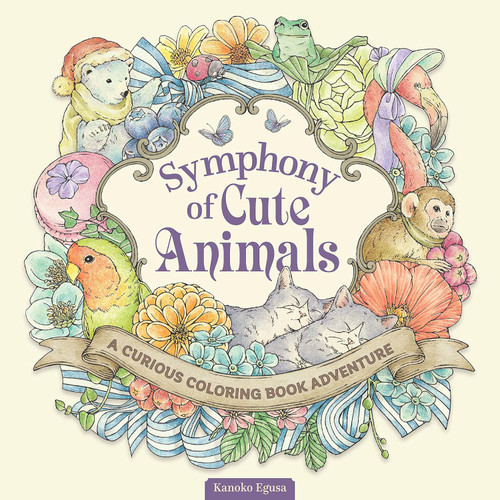 Symphony of Cute Animals: A Curious Coloring Book Adventure