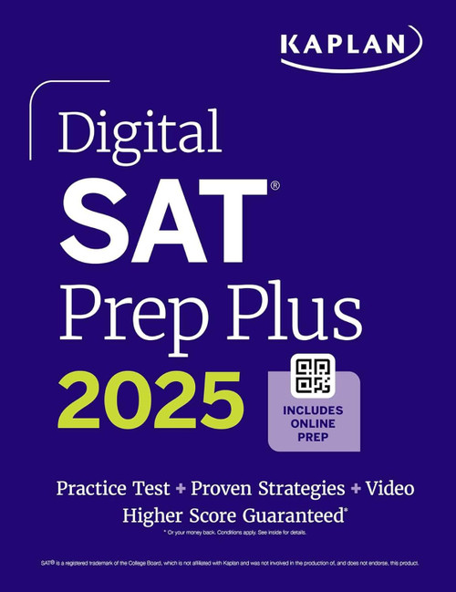 Digital SAT Prep Plus 2025: Prep Book 1 Full Length Practice Test