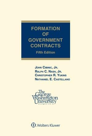 Formation of Government Contracts