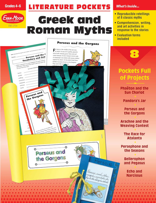 Literature Pockets Greek & Roman Myths Grades 4-6