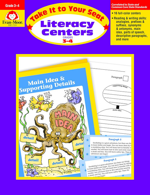 Take It to Your Seat Literacy Centers Grade 3-4