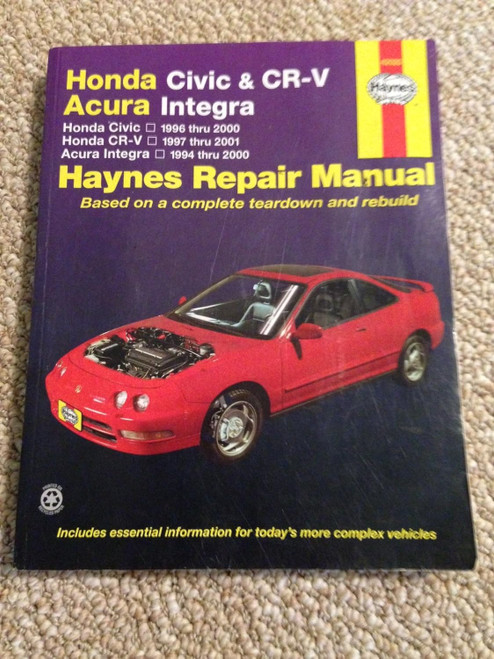 Honda Civic 1996-2000 Honda CR-V 1997-2000 & Acura Integra 1994-2000